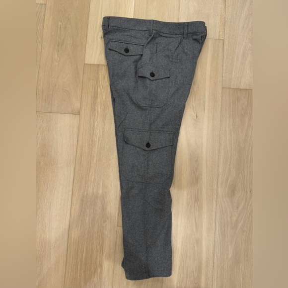 Kith Paidge Wool Cargo Pant - Heather Grey - Size 33 - Picture 6 of 6